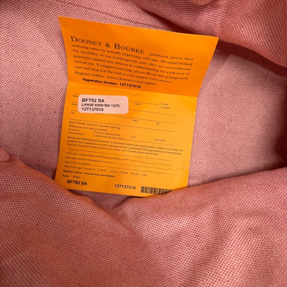 Dooney & Bourke LG Kristen Tote Bag - Picture 15 of 15